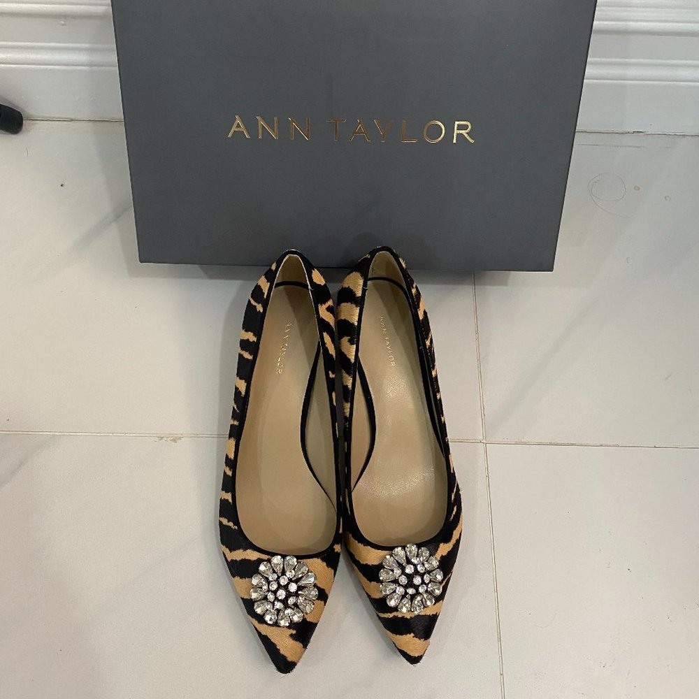 Ann Taylor Haircalf Block Heel